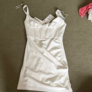 Zara Cream Slip Dress